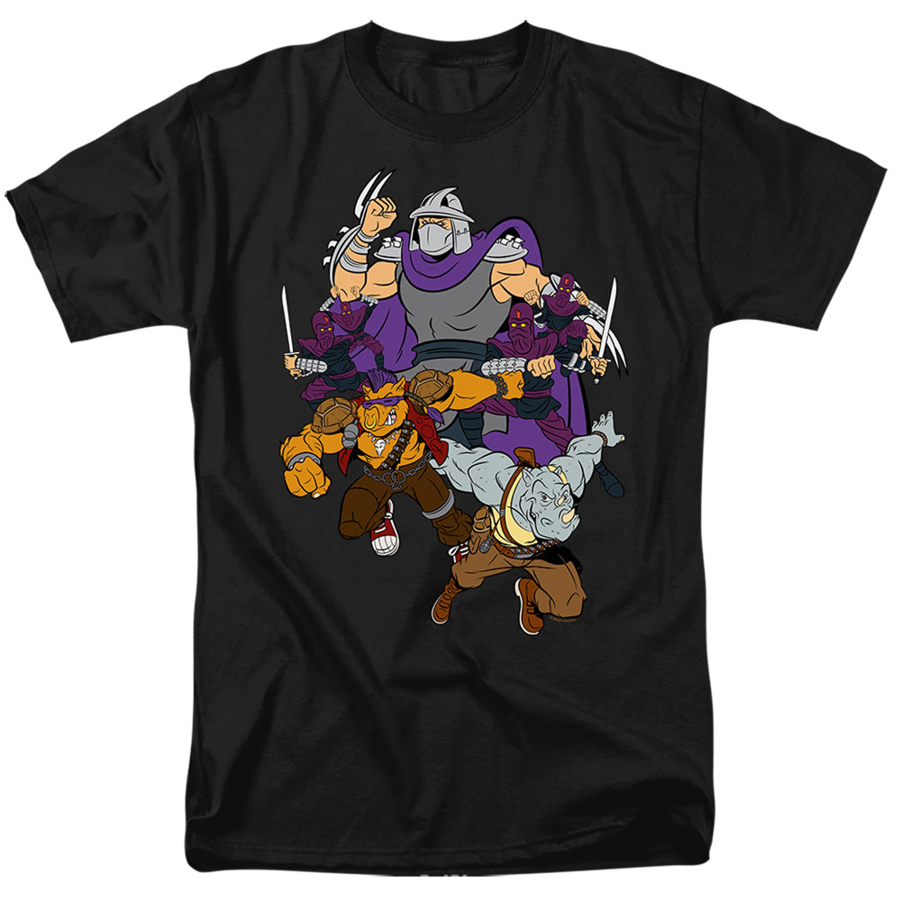 Teenage Mutant Ninja Turtles Shredder And Foot Clan Tee Blue Culture Tees