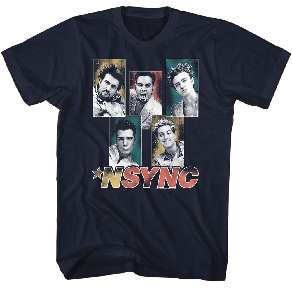 N'Sync Sparkly Boxes T-Shirts