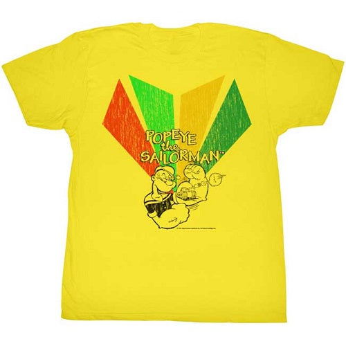 MEN'S POPEYE POP FLEX LIGHTWEIGHT TEE - Blue Culture Tees