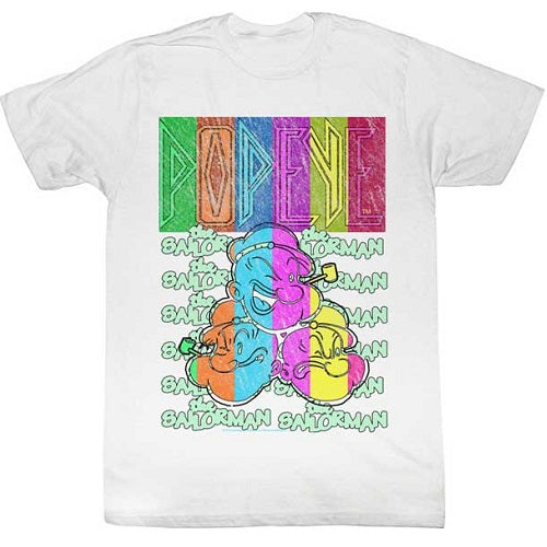 MEN'S POPEYE POP-TRI LIGHTWEIGHT TEE - Blue Culture Tees