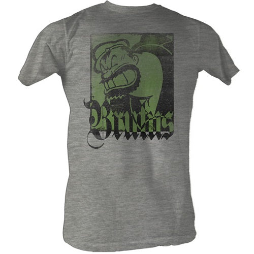 MEN'S POPEYE GREEN FACE LIGHTWEIGHT TEE - Blue Culture Tees