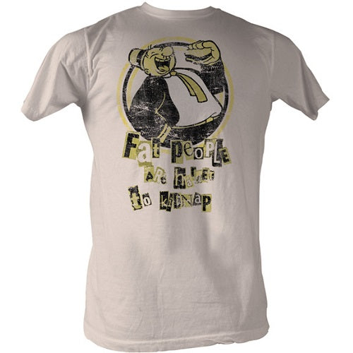 MEN'S POPEYE HARD TO KIDNAP LIGHTWEIGHT TEE - Blue Culture Tees