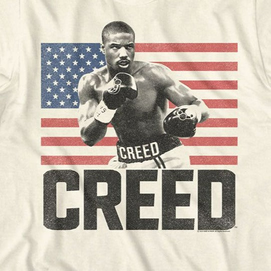 Rocky Creed American Flag T-Shirt
