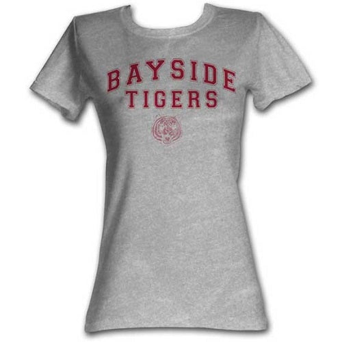 WOMEN'S SAVED BY THE BELL BAYSIDE ARCH TEE - Blue Culture Tees