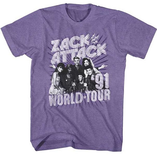 Saved By The Bell Zack Attack 91 Tour T-Shirt