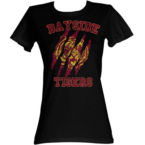 WOMEN'S SAVED BY THE BELL BAYSIDE CLAWS TEE - Blue Culture Tees