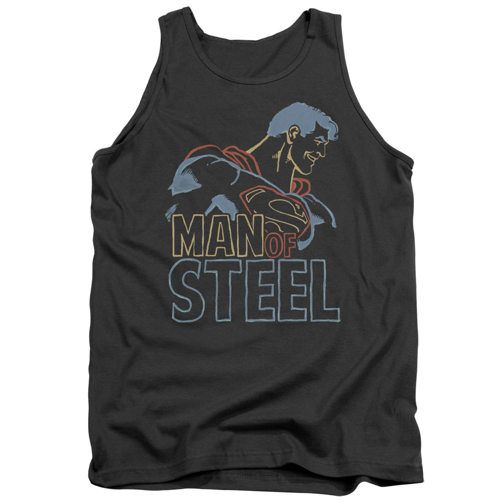 DC Comics Superman Colored Lines Tank Top