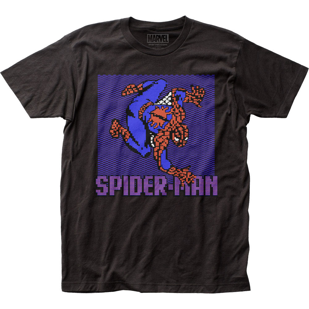 Marvel Comics Spider-Man 8-Bit Crawler T-Shirt