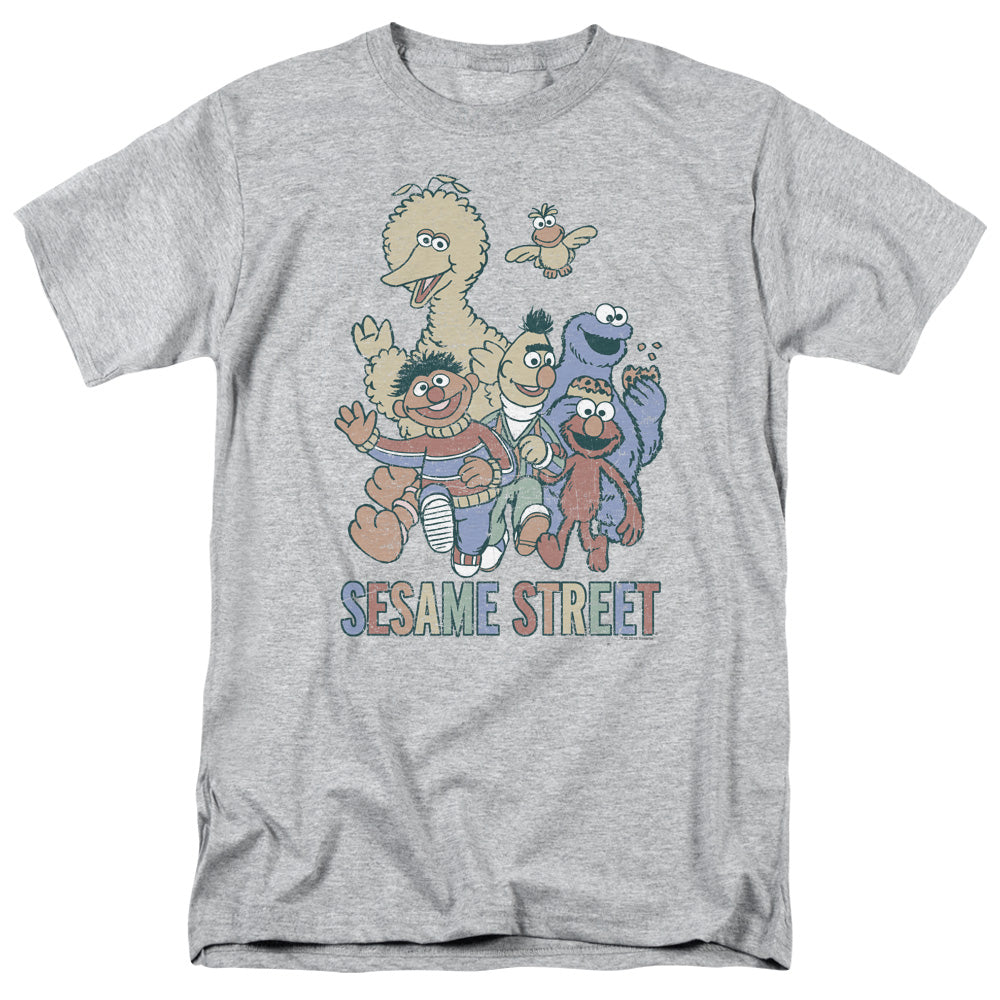 Sesame Street Colorful Group T-Shirt