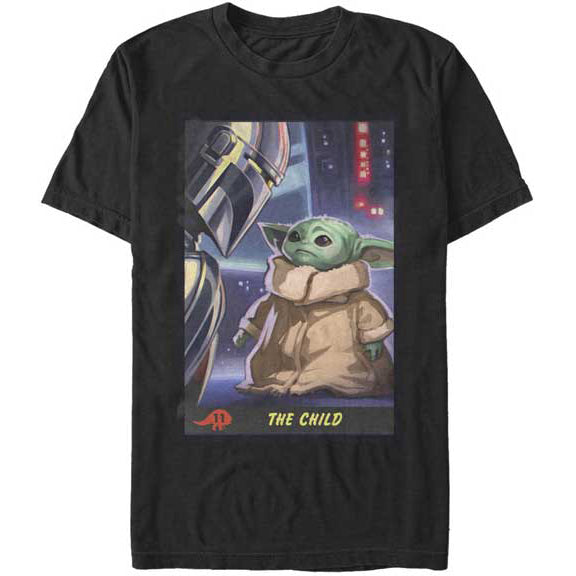 Star Wars The Mandalorian Little Trading Card T-Shirt