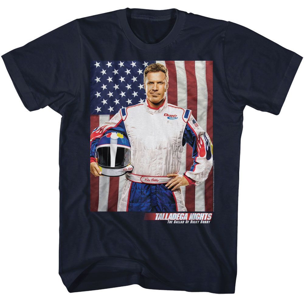 Talladega Nights RB And Flag T-Shirt