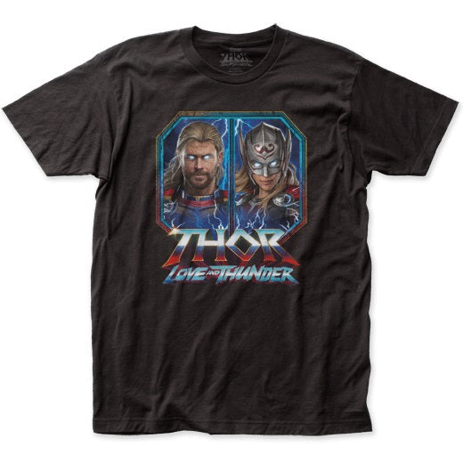 Men's Marvel Thor Love and Thunder Headshots Tee