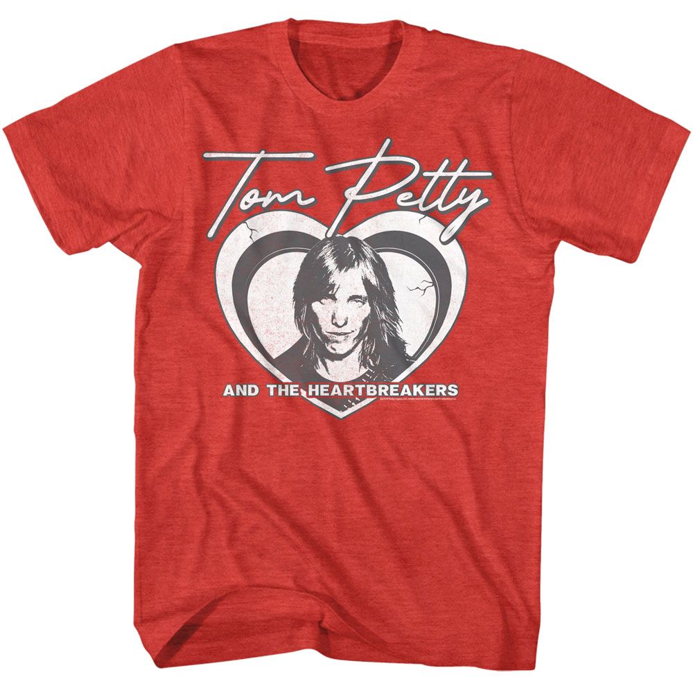 Tom Petty Layered Heart T-Shirt