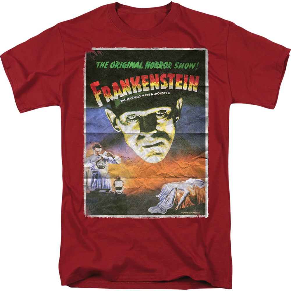 Fankenstein One Sheet Universal Monsters Tee