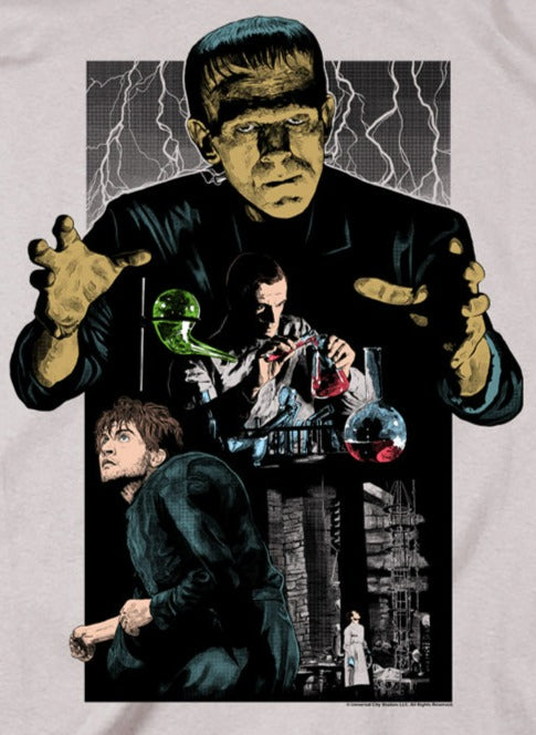 Fankenstein Illustrated Universal Monsters Tee