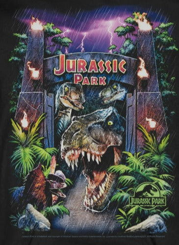 Men's Jurassic Park Welcome To The Park Pullover Hoodie