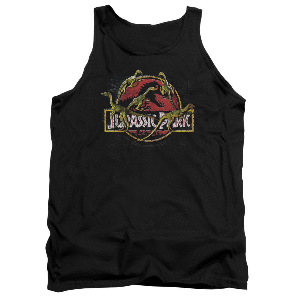 Men's Jurassic Park Something Has Survived Tank Top