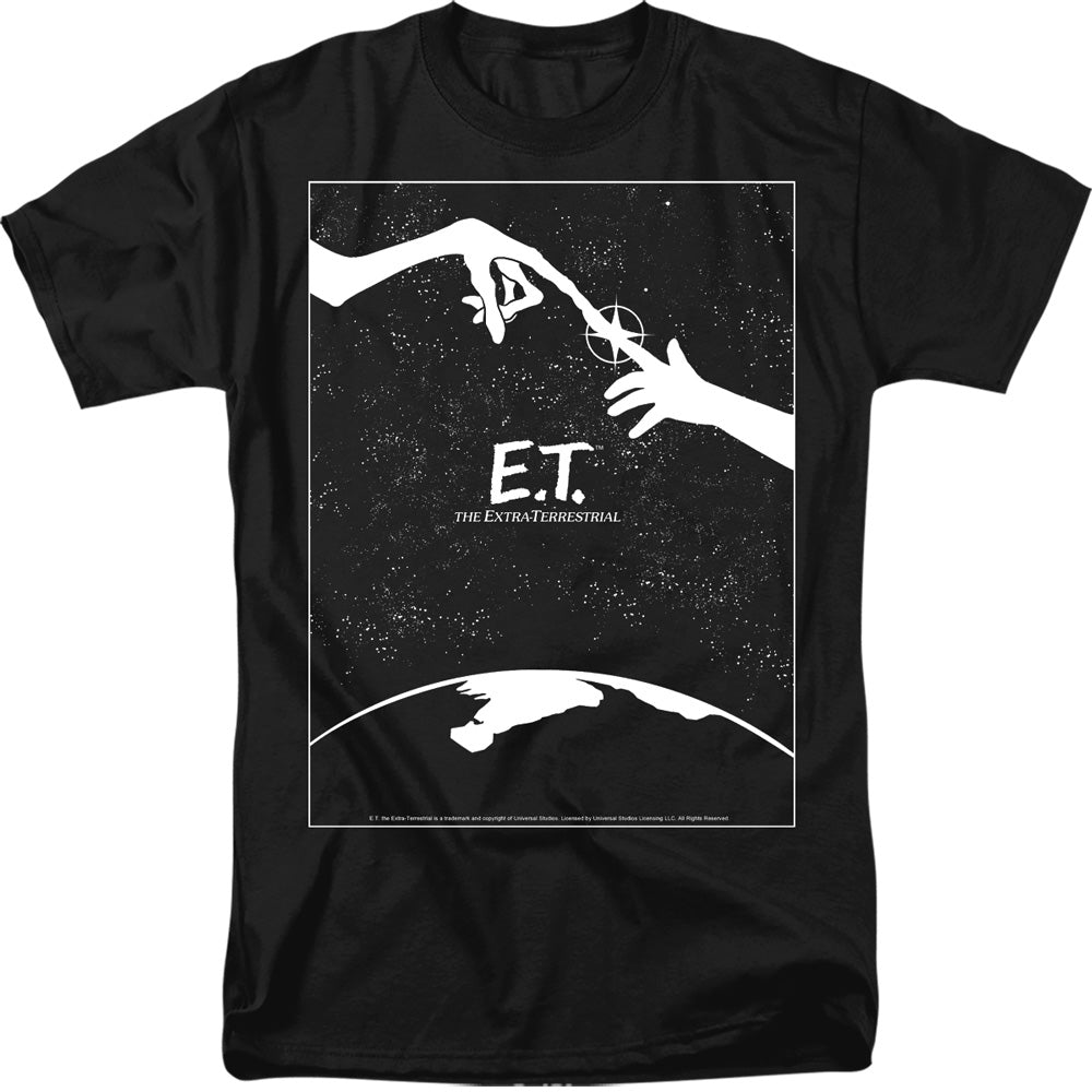 ET Black and White Movie Poster T-Shirt | Blue Culture Tees