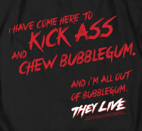 They Live Chew Bubblegum Tee