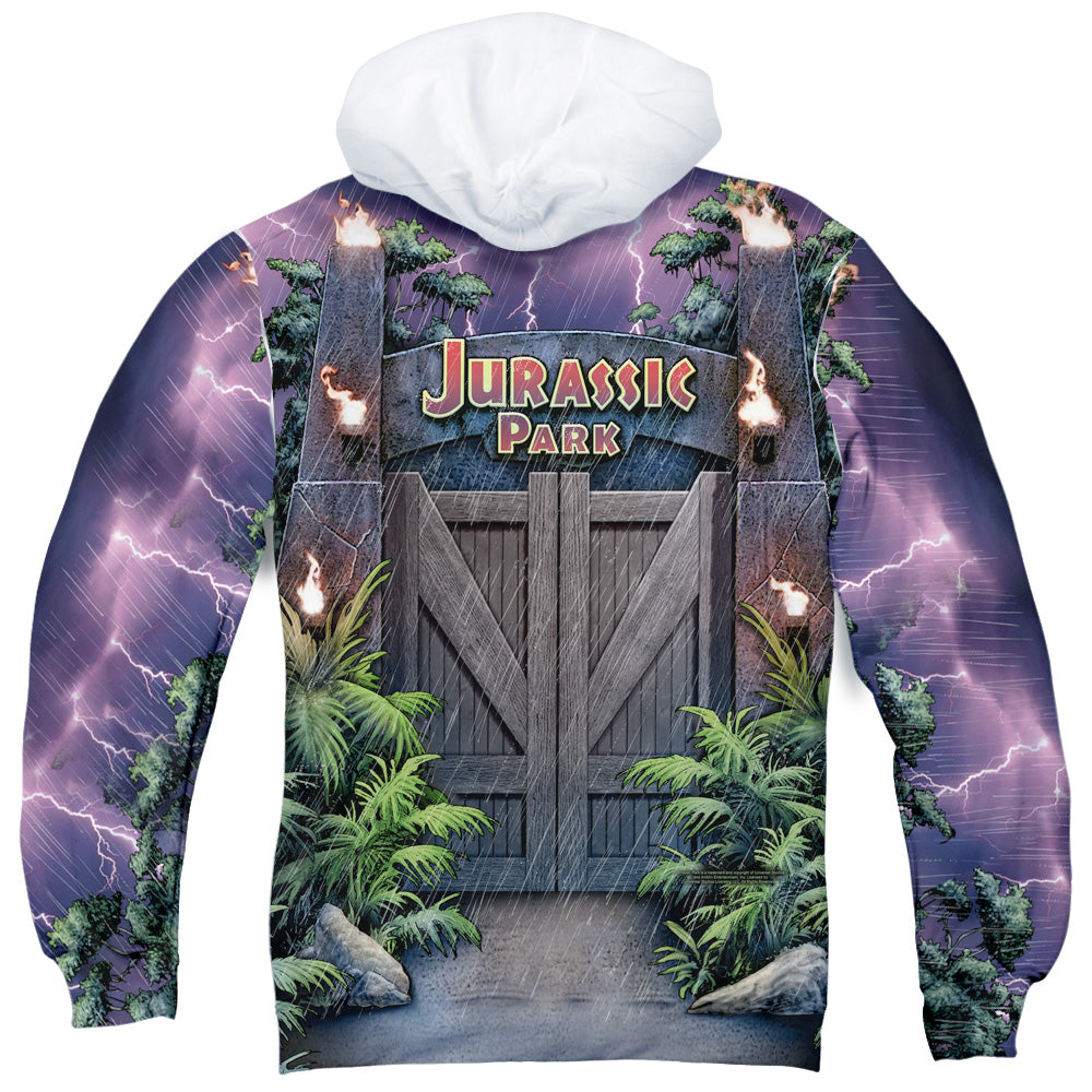Jurassic Park Welcome To The Park Sublimated Pullover Hoodie