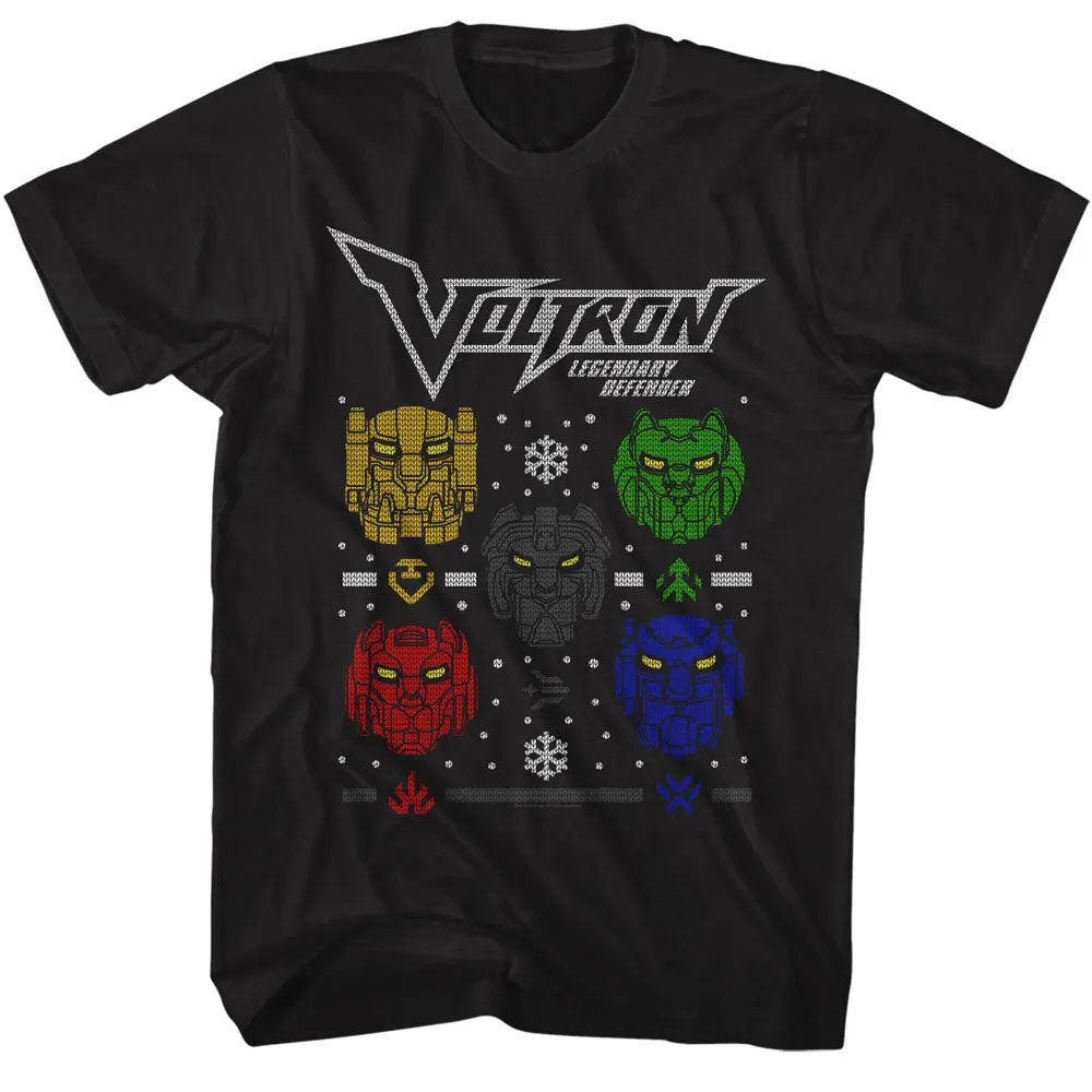 Voltron Legendary Defender Christmas Tee Blue Culture Tees