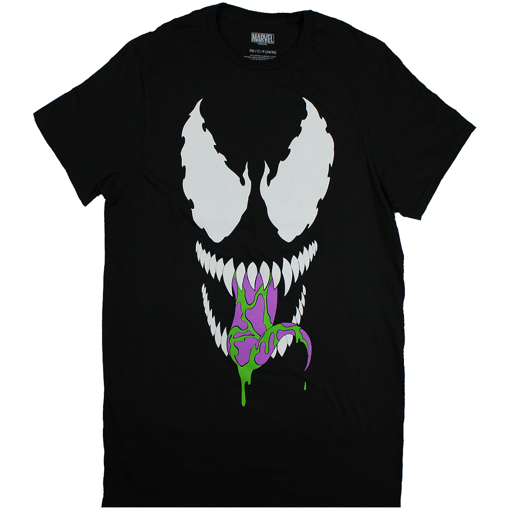 Men's Marvel Venom Smile Tee - Blue Culture TeesMen's Marvel Venom Smile TeeMen's Marvel Venom Smile Tee