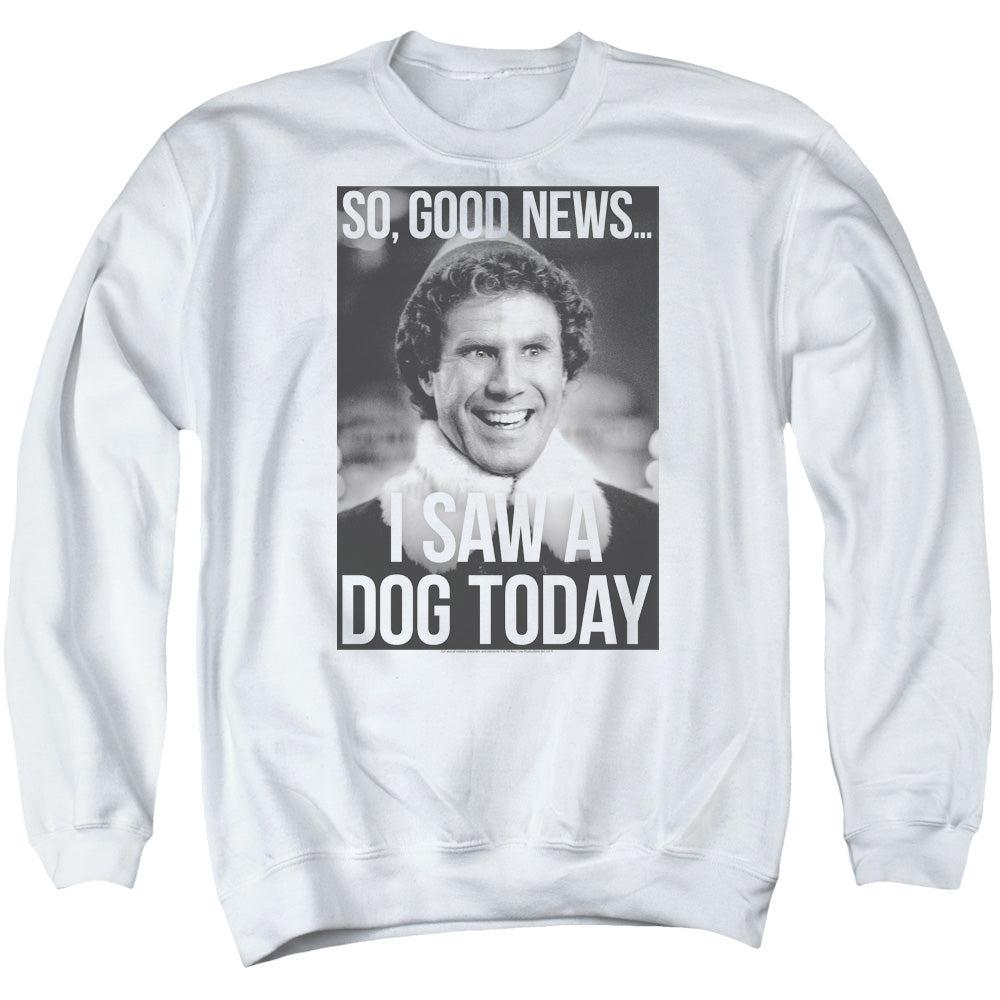 Elf Must Love Dogs Crewneck Sweatshirt | Blue Culture Tees