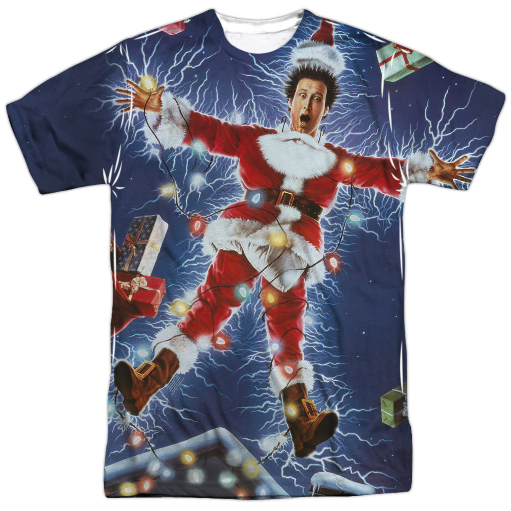 Christmas Vacation Electrified Sublimated T-Shirt | Blue Culture Tees