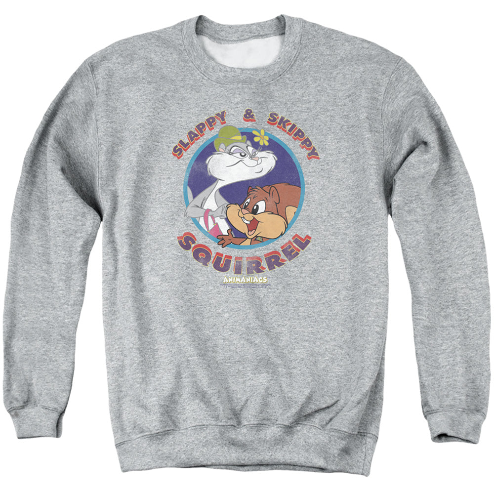 Animaniacs Slappy And Skippy Squirrel Crewneck Sweatshirt | Blue Culture Tees