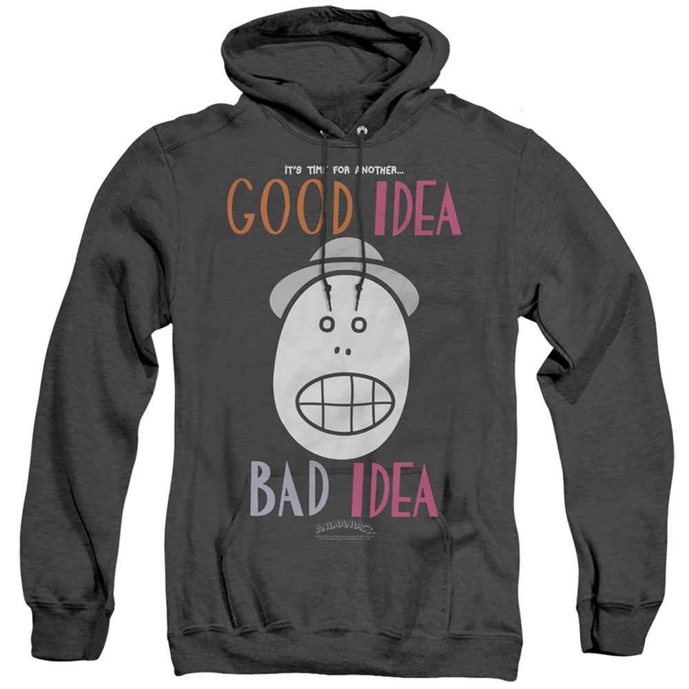 Animaniacs Good Idea Bad Idea Heather Pullover Hoodie