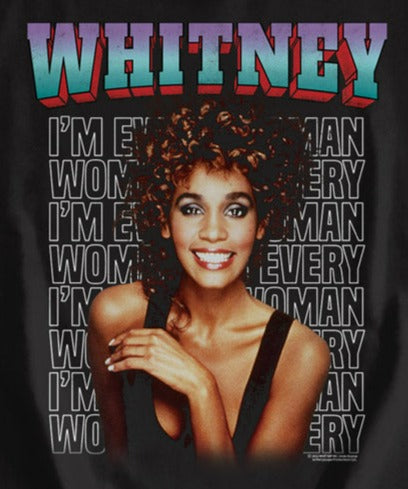 Whitney Houston Every Woman Crewneck Sweatshirt