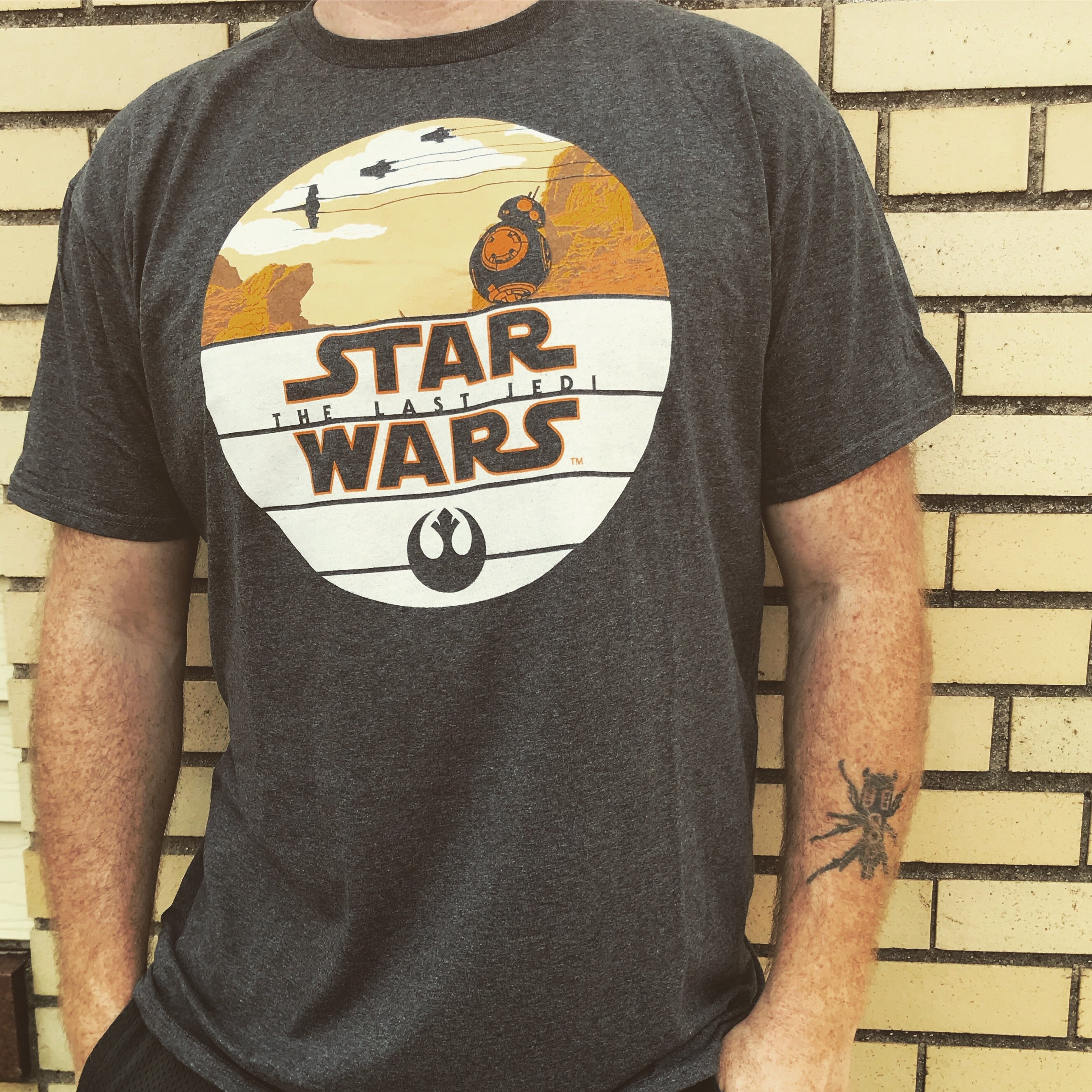 Men's Star Wars The Last Jedi BB-8 Tee - Blue Culture Tees