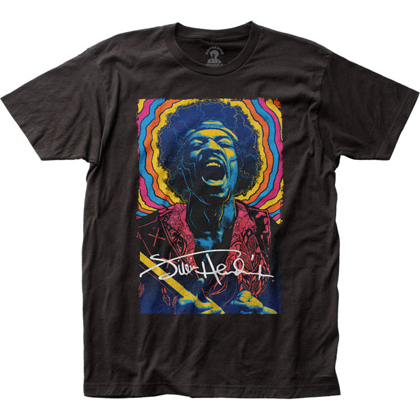 Men's Jimi Hendrix Rainbow Drawing Tee